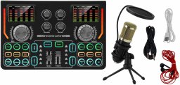 Mikser audio Karta dźwiękowa z mikrofonem MM-SC200