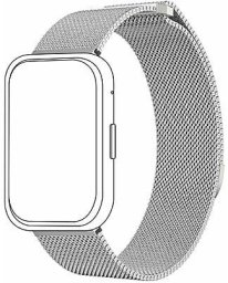 Pasek do smartwatcha Topp Huawei Watch Fit Srebrny Siateczka Stalowa