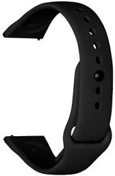 Pasek Topp do Smartwatcha Samsung Gear Sport, Galaxy Watch 42 mm, Galaxy Watch Active / Garmin Vivomove, Vivoactive 3 Silikonowy Czarny