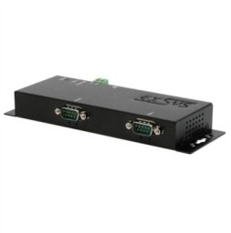 Terminal sieciowy Exsys EX-6112-2PoE Ethernet na port szeregowy 2 x RS-232 z 9-stykowym złączem