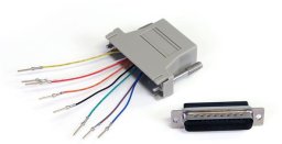 Adapter AV StarTech StarTech GC258MF zmieniacz płci / kabli DB-25 RJ-45 Szary