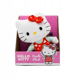 *****HELLO KITTY 25cm do malowania/czerw 65569