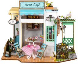 DIY MINIATUROWY DOMEK - KAWIARNIA | DIY | Puzzle 3D