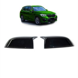 Zestaw osłon lusterek bocznych Gloss Black BMW X3 G01 X4 G02 X5 G05 X6 G06 X7 G07 2017-2020