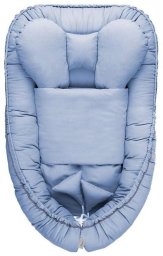 Kokon z podusią i kołderką Palermo jeans Belisima Baby