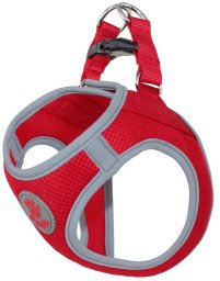 Adjustable pet harness DOCO Quick Fit, red, size M