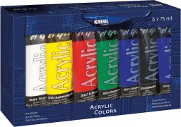 PAINT ACRYLIC 6 COLOURS 75ML 28260