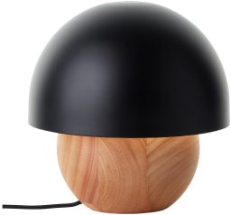 Table lamp BRILLIANT NALAM TL1, 1 x E14, 40W, 220-240V, black, 20 x 20 cm