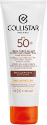 Apsauginis kūno kremas nuo saulės pigmentinių dėmių korekcijai Collistar Corrective Protection Sun Body Cream Dark Spots, SPF50+, 100 ml