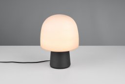Table lamp TRIO STEEN, 1 x E14, O20 x 27 cm, black/brown.