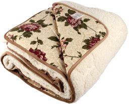 Blanket MERKYS PASAKA, 140x200cm, 100% cotton, washable sheep wool, 450g/m2