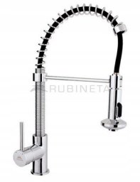 Sink faucet RUBINETA ULTIMA-50 with pull-out shower head