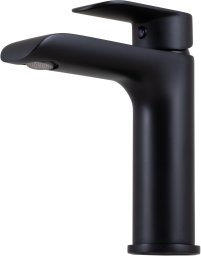 Washbasin faucet RUBINETA ULTRA-18, black