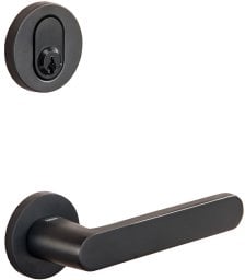 Exterior door lock and handle set, 565 locks, 635/701/18mm