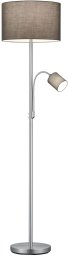 Floor lamp G.LUX, 1 x 300 W, J118, 1 x 40 W, G9, matt chrome, HF-8772