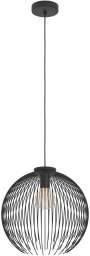 Pendant lamp G.LUX, 1 x E27, 35cm, black, GT-633-1S WIRE