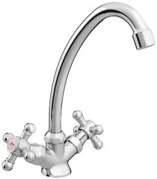 Sink faucet RUBINETA C-8 CROSS, long spout