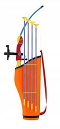 Toy bow, set includes 4 arrows, 75 x 19 x 4.5 cm