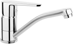 FERRO GEO sink mixer, low, with medium-length spout (16 cm)