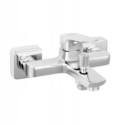 Bathroom faucet FERRO LIPPI ECOLOGICA, short spout, chrome color.