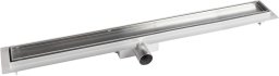 Stainless steel shower channel BIELBET Tile Insert Brushed, 800 mm
