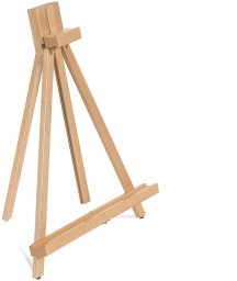 Wooden table easel, foldable, max canvas height 68 cm, total height 47-86 cm