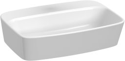 WASHBASIN COUNTER TOP LYRA PLUS 55CM WH