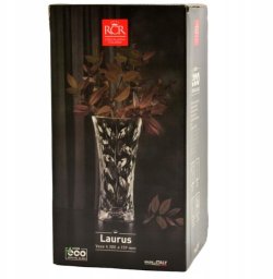 RCR Crystal vase RCR LAURUS, cup-shaped, 30 cm