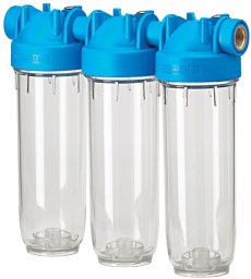 Filter housing DPT, 10", 3/4", triple