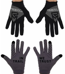 Cycling gloves RACE GLOVES FF, size S, black/gray.
