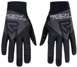 Cycling gloves RACE GLOVES FF, size L, black/gray.