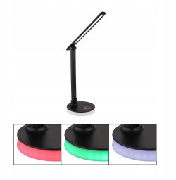 LED table lamp GLOBO GERALDO, 5W+2W RGB, CCT 2700/4000/6500K, 582lm, DIM, black.