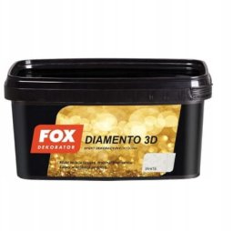 Fox Diamento Farba dekoracyjna 1 L 3D White