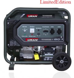 Benzininis generatorius Turan TG10000SE LimitedEdition, 8,3 kW Max, AVR, 230 V/12 V