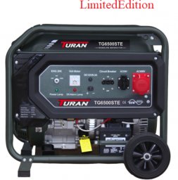 Benzininis generatorius Turan TG6500STE LimitedEdition, 5,5 kW Max, AVR, 230 V/400 V