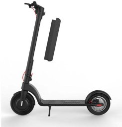 Elektrinis paspirtukas Beaster Scooter BS801BMAX, 700 W, 36 V, 12.8 Ah, 25,4 cm ratai, juodas