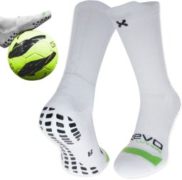 Skarpety sportowe antypoślizgowe revolution pure junior 35-40 białe proskary