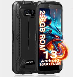 Doogee S41 Max -puhelin, 256/6 Gt, musta