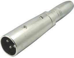 Kash XLR-adapter XLR-stik - Jacktilslutning 6,3 mm Mono Poltal:3 1 stk