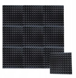 Bitmat DNA AM2 BK panel akustyczny zestaw 10 szt. czarny