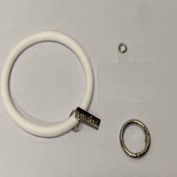 SILIKONOWA ZAWIESZKA MX DO TELEFONU / UCHWYT, WHITE / BIAŁY