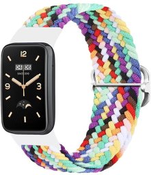 Pasek Pleciony Mi Band 7 Pro / M7 Pro (6), RAINBOW / TĘCZOWY