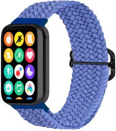 Pasek Pleciony Mi Band 8 Pro / M8 Pro (3), BLUE / NIEBIESKI