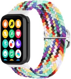 Pasek Pleciony Mi Band 8 Pro / M8 Pro (7), RAINBOW / TĘCZOWY