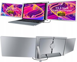 Docooler 14-calowy potrójny przenośny monitor komputerowy 13''-17,3" IPS