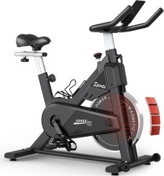 PASYOU S30 rower treningowy magnetyczny monitor LCD 150 kg czarny nowy