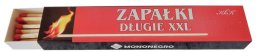 Zapałki długie xxl16 cm do grilla ogniska kominka zniczy świeczek mononegro 15 szt.