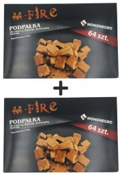 Mononegro podpałka kostka 2x64 produkt naturalny