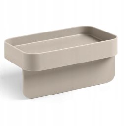 BATTIGIA Uchwyt do gąbki szaro-beżowy