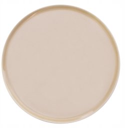 Verlo ETER Talerz płaski okrągły 28 cm, beżowy